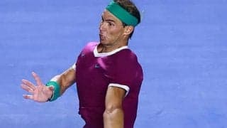 ナダル完勝 5度目の8強