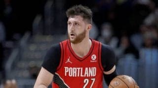 ブレイザーズのヌルキッチが戦線離脱…左足底筋膜炎で最低4週間欠場へ