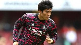 前節ベンチ入りの冨安健洋、メンバー外の理由はケガ「もう片方のふくらはぎに違和感を覚えた」