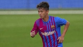 バルセロナ、23歳の安部裕葵が手術を受けたことを報告「ロケットショット」を決めた2019-20シーズンの躍動再び！