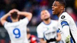 決定力欠くインテルが下位ジェノアに痛恨ドロー…公式戦3試合連続無得点で再び首位浮上のチャンス逸す《セリエA》