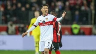 日本代表・遠藤航が「豪快ジャンピングボレー」で今季2点目!味方のバックヘッドに「素早い反応」で合わせて先制点をもたらした!