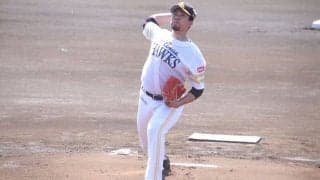 鷹・千賀滉大、3回を投げて8安打4失点で降板　オリのドラ4ルーキー渡部が2安打放つ