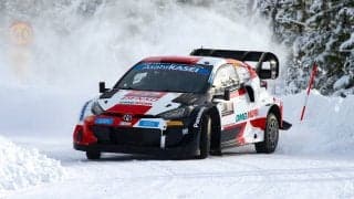 WRCスウェーデン：トヨタの3台が2〜4番手で上位を占める