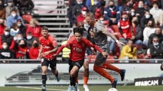 久保建英、前半だけで11本中10本のデュエル勝利！冴え渡るドリブル【マジョルカ久保建英をバレンシアが「止めた」唯一の方法】(1)