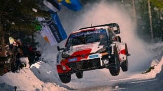 WRCスウェーデン：競技2日目を終えて、ロバンペラがラリーをリード。勝田は5番手