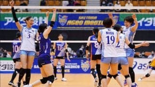 Vリーグの試合結果一覧と順位（V1男女・2月26日）