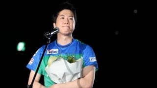 水谷隼、引退セレモニー　「本当に寂しくなるよ」オフチャロフ、ボル、馬龍から労いの言葉