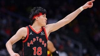 渡邊雄太、約3分の出場で5得点…2アシスト1ブロックも記録