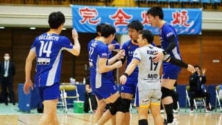 Vリーグの試合結果一覧と順位（V2男女、V3男子・2月27日）