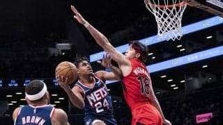 渡邊雄太、豪快ダンクを含む7得点…10分以上の出場は1月26日以来