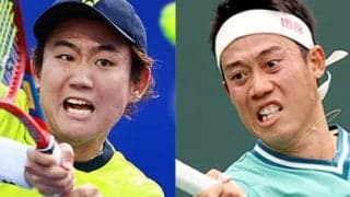  前週8強の西岡 トップ100復帰 