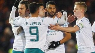 週末にダービー控えるシティがマフレズ＆グリーリッシュ弾で8強進出!　ジンチェンコが主将の腕章巻いてプレー《FAカップ》