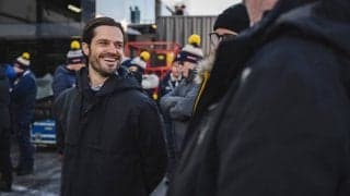 WRCスウェーデン：カール・フィリップ王子が現場を訪問、再生可能エネルギー利用の運営を称賛