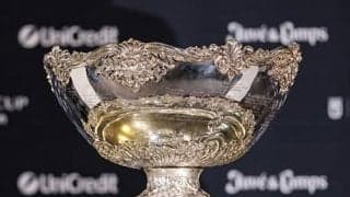  デ杯初戦へ「全員良い調整」 