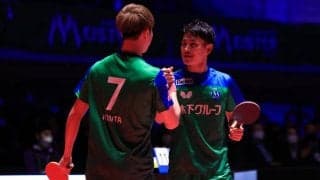 王座奪還へ　木下マイスター東京・大島/田添ペアが貴重な白星＜Tリーグ男子ファイナル＞