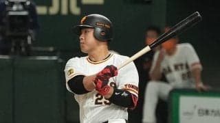 巨人岡本、止まらない2戦3発！　2夜連続バックスクリーン弾＆特大2ラン