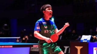 張本智和、“天敵”曽根翔下す　木下マイスター東京、2季ぶりVに王手＜Tリーグ男子ファイナル＞