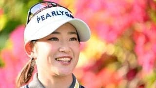 スカート＆バッグも揃えた原英莉花、「どきどき」からの4位発進に反響「姫ファイト！」