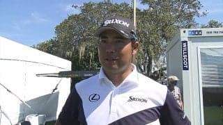 松山英樹「ショットはだいぶ安定している」　ひとつずつ伸ばせればと前向き