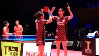 今季9勝の長﨑/森ペア勝利　日本生命4連覇に向けまず1勝＜卓球・Tリーグ女子ファイナル＞