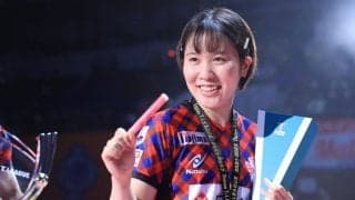 念願のMVP受賞の平野美宇「もっとTリーグを広めていきたい」＜卓球・Tリーグ女子ファイナル＞