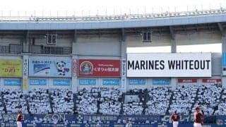 ロッテ初回攻撃前はスタンドが真っ白に　ホーム開幕6連戦で「MARINES WHITEOUT」実施