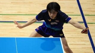 篠塚、全日本王者・戸上下す　曽根も宇田に勝利し8強＜卓球・LION CUP TOP32男子単2回戦＞