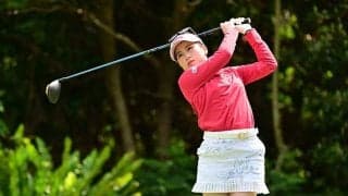 身長149cmと判明した西村優菜「150cmと言い続ける」　逆転Vへ、対応力で3打差3位浮上
