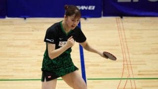 長﨑美柚、伊藤美誠に金星　ベスト4決まる＜卓球・LION CUP TOP32女子単準々決勝＞