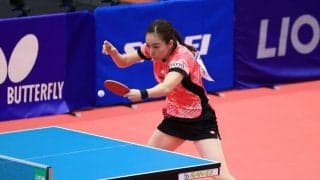 石川佳純「ずっと出てきたので残念」世界卓球連続出場が14でストップ＜LION CUP TOP32＞