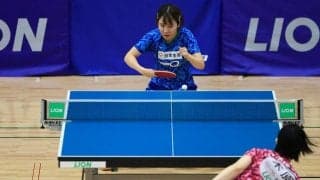 平野美宇、4強入り逃すも「少しでも良い順位で終われるように」＜卓球・LION CUP TOP32＞
