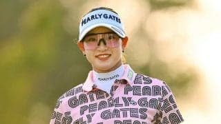 原英莉花、1アンダーで22年初戦終了　2日連続ピンクのウェア「TWICEさんがモデルに」