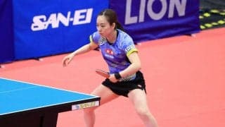 石川佳純「体力、タフさが必要」無念の負傷棄権で6位も前向き＜卓球・LION CUP TOP32＞