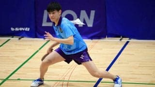 3位の横谷晟　海外修行で芽生えた覚悟「日本で甘えてたらダメだ」＜卓球・LION CUP TOP32＞
