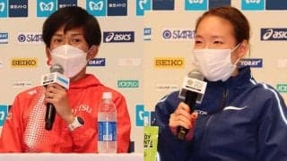 一山麻緒、夫・鈴木健吾と涙のハグ　マラソン夫婦ギネス超えにポツリ「嬉しかった」