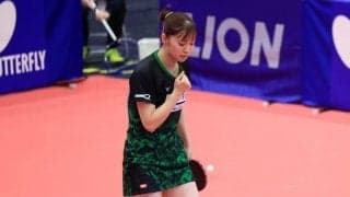 長﨑美柚「自分でもやればできる」パリ五輪に向け“勝ち続けられる選手”に＜卓球・LION CUP TOP32＞