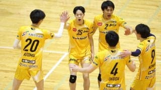 Vリーグの試合結果一覧と順位（V2男子、V3男子・3月6日）