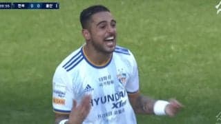 元浦和レオナルドが技ありトラップから衝撃ゴール！ 天野純のCKが起点に《Kリーグ1》