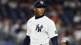 【MLB】人類最速左腕がバットを持ったら…　筋骨隆々の肉体を駆使した練習が「なんてこった」