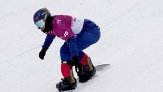 スノーボード岡本圭司、北京パラ初戦は8位入賞。表彰台に届かずも「まだまだ可能性がある」