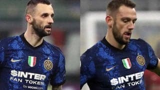 インテル、リバプール戦で負傷交代のブロゾビッチ＆デ・フライの状態を報告