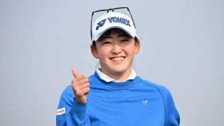 19歳岩井ツインズの妹・千怜が6位発進　キャディーの父に感謝「背中を押してくれた」