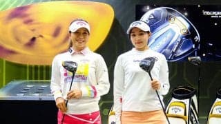 藤田光里と三浦桃香がゴルフフェア2022に登場