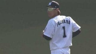 ロッテ藤原が「かっこよくて死んじゃう」　華麗なスライディングで“魅せる捕球”