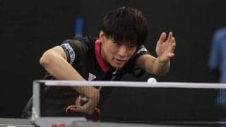 戸上隼輔、世界ランク12位に惜敗　無念の1回戦敗退に＜卓球・WTTシンガポールスマッシュ2022＞