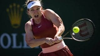 元女王ハレプ 2年連続初戦突破