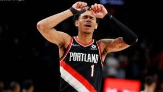 プレーイン最後の座を狙うブレイザーズのアンファニー・サイモンズが左膝を痛めて離脱