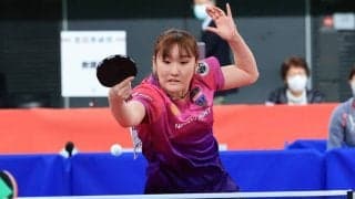 加藤美優、大熱戦演じるも力負け　2回戦進出ならず＜卓球・WTTシンガポールスマッシュ2022＞