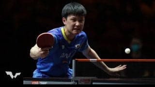 張本智和、世界卓球ベスト8のアメリカ代表に苦杯で初戦敗退＜卓球・WTTシンガポールスマッシュ2022＞